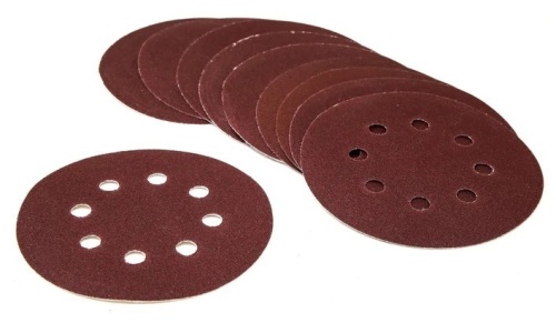 WEN 6305SP120 120-Grit Hook-and-Loop 5-Inch Sandpaper Sanding Discs, 10 Pack,APPEARS - Lot 108