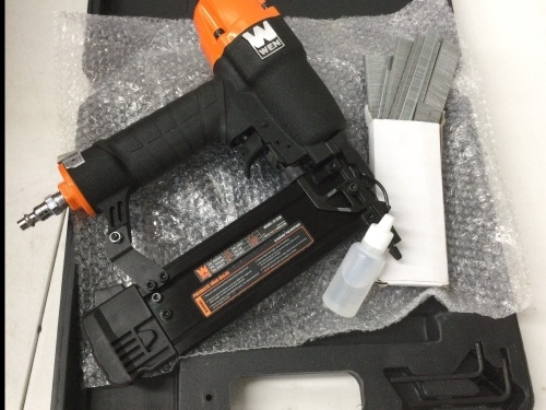 WEN 61723K 18-Gauge 3/8-Inch to 2-Inch Brad Nailer with Carrying Case and 2000 Nails,APPEARS  - Lot 154