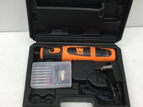 Variable Speed Lithium-Ion Cordless Rotary Tool Kit with 24-Piece Accessory Set, Charger, and Carrying Case,New - Lot 210