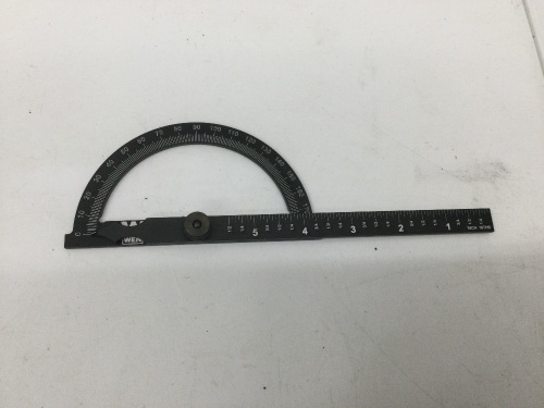Adjustable Aluminum Protractor and Angle Gauge with Laser Etched Scale,Appears New - Lot 229