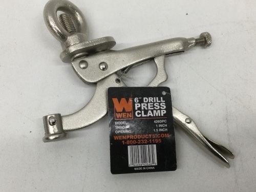 6-Inch Drill Press Clamp,New - Lot 230