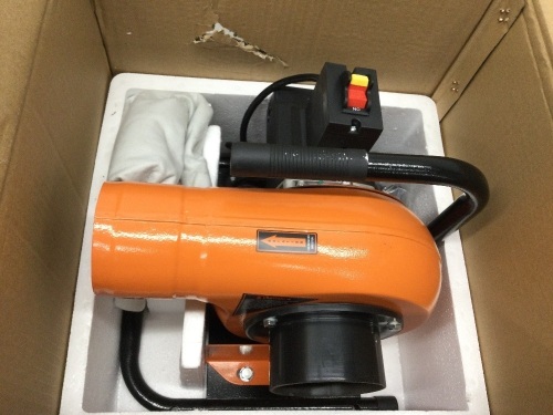 7.4-Amp Rolling Dust Collector with Induction Motor, 15-Gallon Bag and Optional Wall Mount,New - Lot 286