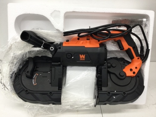 10-Amp 5-Inch Variable Speed Handheld Portable Band Saw for Metal,New - Lot 291