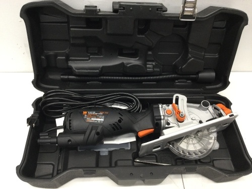 5-Amp 4-1/2-Inch Beveling Compact Circular Saw with Laser and Carrying Case,New - Lot 322