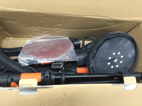 Variable Speed 5-Amp Dual-Head Drywall Sander with 15-Foot Hose,e-commerce return - Lot 329