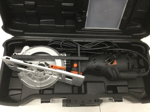5-Amp 4-1/2-Inch Beveling Compact Circular Saw with Laser and Carrying Case,New - Lot 350