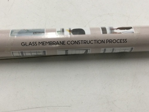 GLASS MEMBRANE CONSTRUCTION PROCESS,APPEARS NEW - Lot 381