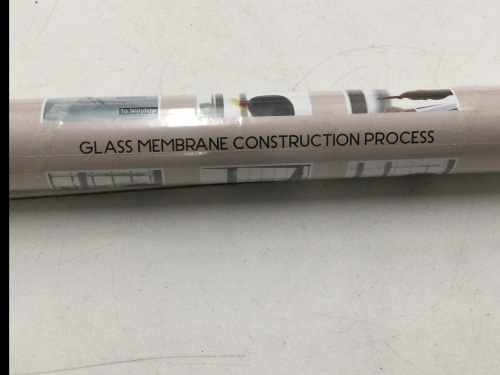 GLASS MEMBRANE CONSTRUCTION PROCESS,Appears new - Lot 384
