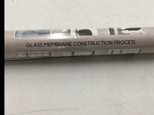 GLASS MEMBRANE CONSTRUCTION PROCESS,Appears new - Lot 390