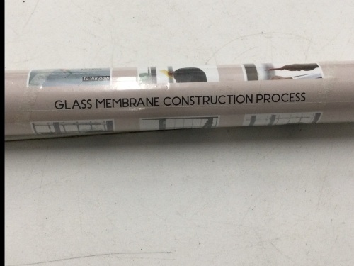 GLASS MEMBRANE CONSTRUCTION PROCESS,Appears new - Lot 391