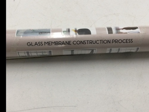 GLASS MEMBRANE CONSTRUCTION PROCESS,Appears new - Lot 416