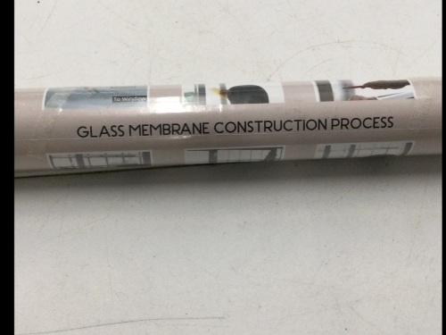 GLASS MEMBRANE CONSTRUCTION PROCESS,Appears New  - Lot 418