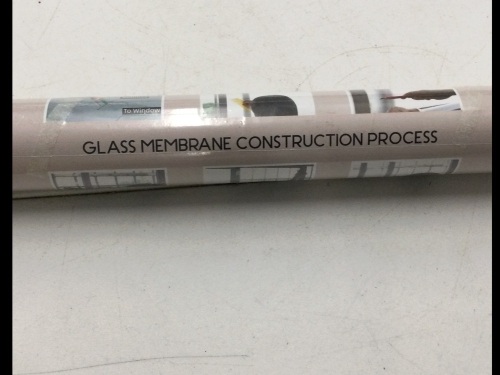 GLASS MEMBRANE CONSTRUCTION PROCESS,Appears new - Lot 425