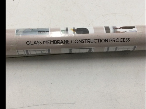 GLASS MEMBRANE CONSTRUCTION PROCESS,Appears New - Lot 436