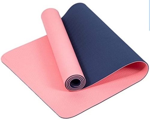 Non-slip Eco Friendly TPE Exercise Yoga Mat for Women&Man,Thick 1/4 Inch Fitness Exercise Mats with Carrying Strap for Yoga, Pilates for Home,new - Lot 445