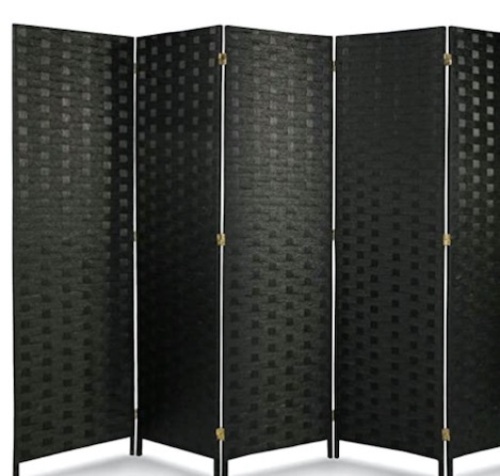 Oneinmil 6ft tall folding room divider, new - Lot 459