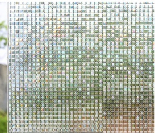 CottonColors Brand Window Film 35.4x118.1 Inches Ecology Non Toxic Static Decoration for UV Rejection Heat Control Energy Saving Privacy Glass Stickers,New - Lot 469