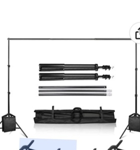 Heavy Duty Background Stand 2x2 Backdrop Support System Kit With Carry Bag ,E-Commerce Return - Lot 482