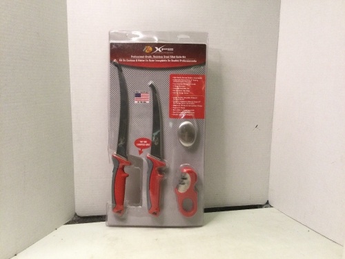 XPS Professional Grade Stainless Steel Fillet Knife Kit, Appears New - Lot 20