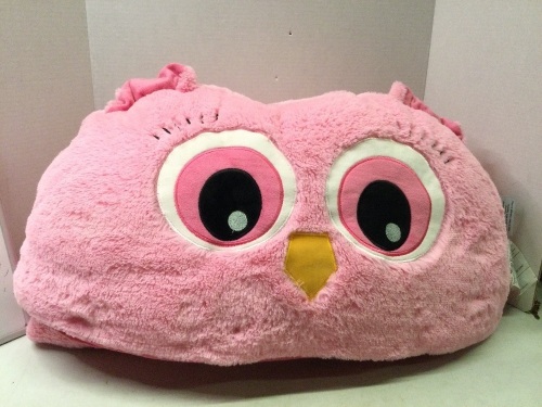 Kids Owl Sleeping Bag, Zipper on Pillow Broken, Ecommerce Return - Lot 222