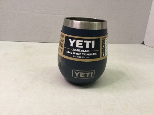 Yeti Rambler 10oz Wine Tumbler, No Lid, Ecommerce Return - Lot 227