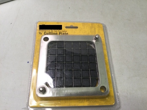 Commercial EZ Cut Fry Cutter, 1/2" Cutting Plate, Appears New - Lot 236