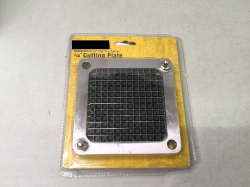 Commercial EZ Cut Fry Cutter, 1/4" Cutting Plate, Appears New - Lot 237