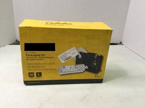 Ground Meat Packaging Kit, Appears New - Lot 258