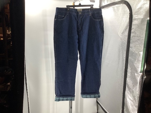 Red Head Men's Flannel Lined Jeans, 40x34, Appears New - Lot 325
