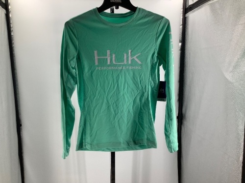 Huk Women's Icon X Long Sleeve Shirt, XS, Appears New - Lot 364