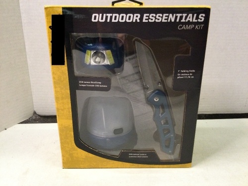 Outdoor Essentials Camp Kit, Appears New - Lot 428
