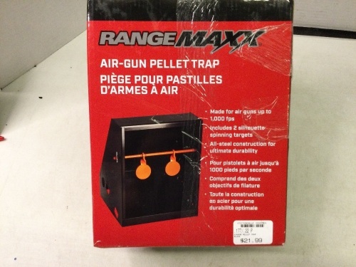 Range Maxx Air Gun Pellet Trap, Missing Pin, Ecommerce Return - Lot 451