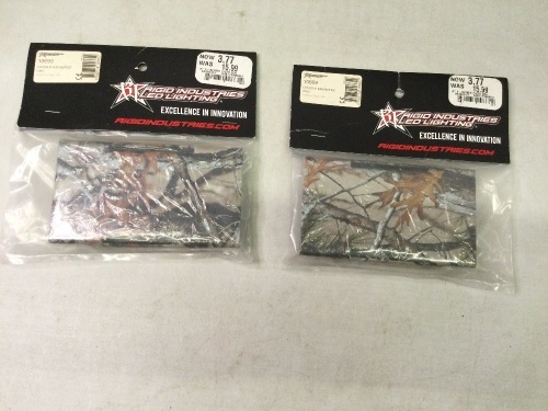 Lot of (2) Rigid Industries LED LIghting  Cover 6" E/M Series CMO, Appears New - Lot 452