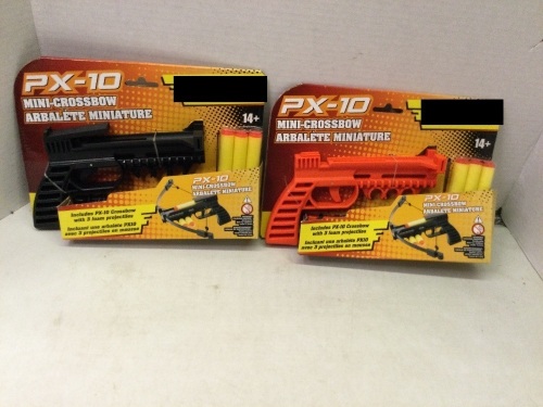 Lot of (2) PX-10 Mini Crossbow Toy, Appears New - Lot 460