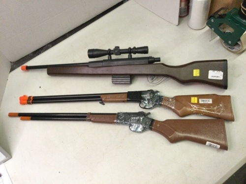 Lot of (3) Toy Guns, Ecommerce Return - Lot 484