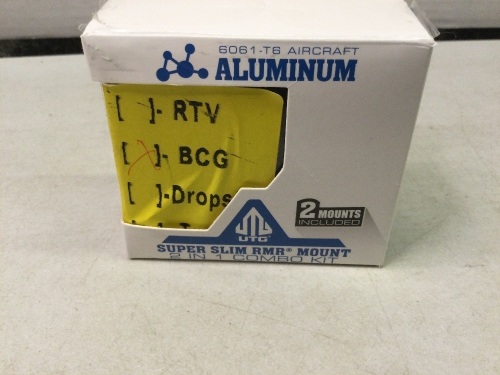 6061 - T6 Aircraft Aluminum Super Slim RMR Mount 2 in 1 Combo KIt, Appears New - Lot 488