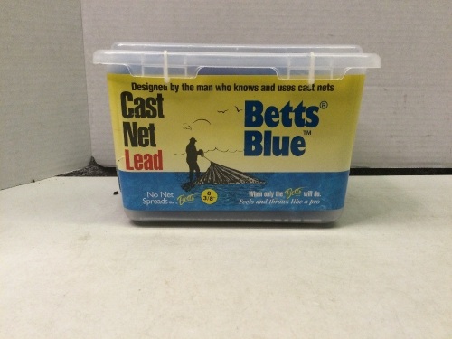 Betts Cast Net Lead, Appears New, Box Damaged - Lot 497
