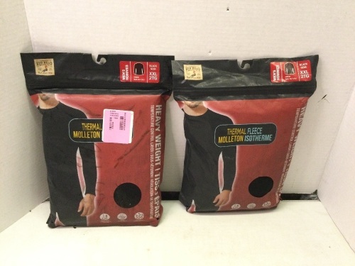 Lot of (2) Men's Crew Base Layer, XXL, Appears New - Lot 601