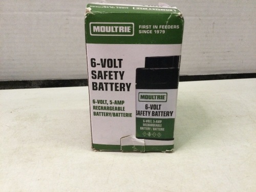 Moultrie 6 Volt Safety Batter, Appears New/Box Damaged - Lot 603