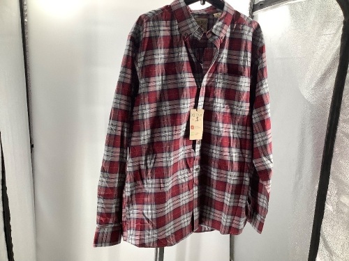 RedHead, Burgundy Plaid, XL, Appears New - Lot 581
