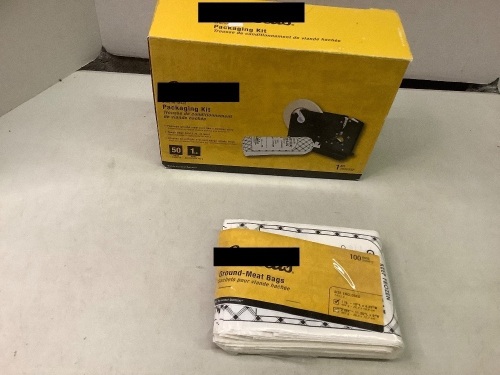 Ground Meat Packaging Kit with Extra Packages, Appears New - Lot 637