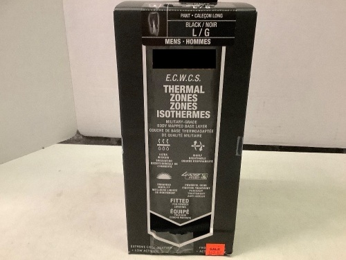 Men's Thermal Zones Military Grade Body Mapped Base Layer, Large, Appears New - Lot 646