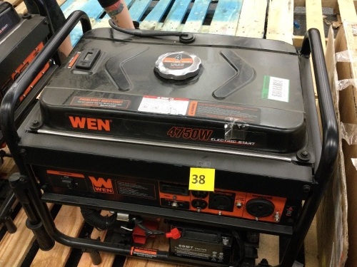 4750W Electric Start Generator - Lot 38