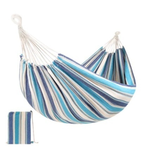2-Person Brazilian-Style Double Hammock, Ocean - Lot 202