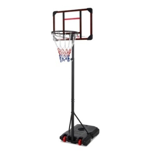 Kids Height-Adjustable Basketball Hoop, Clear - Lot 251