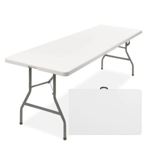 8ft Portable Folding Plastic Dining Table - Lot 257