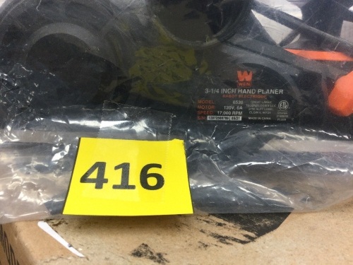 3-1/4 in. 6 Amp Corded Hand Planer - Lot 416