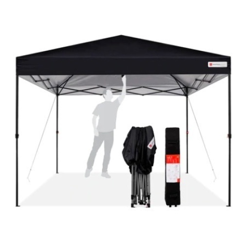 Pop Up Canopy,10x10ft, Black - Lot 480