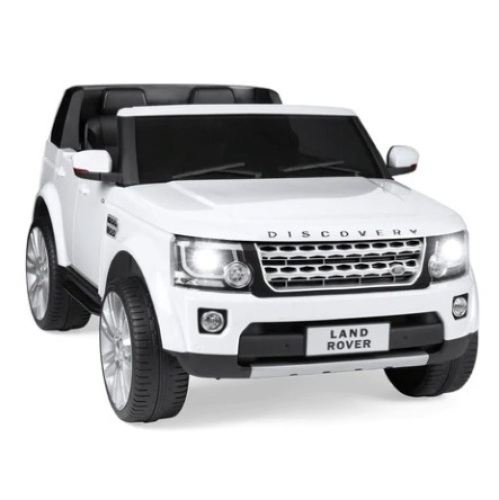 12V 2-Seater Licensed Land Rover Ride-On, White - Lot 492