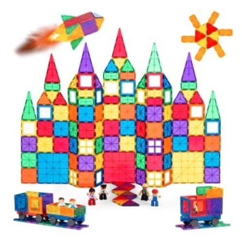 265-Piece Kids Magnetic Tiles Set - Lot 498